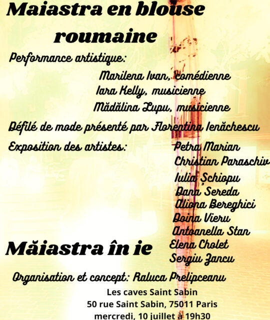 Maiastra en blouse roumaine